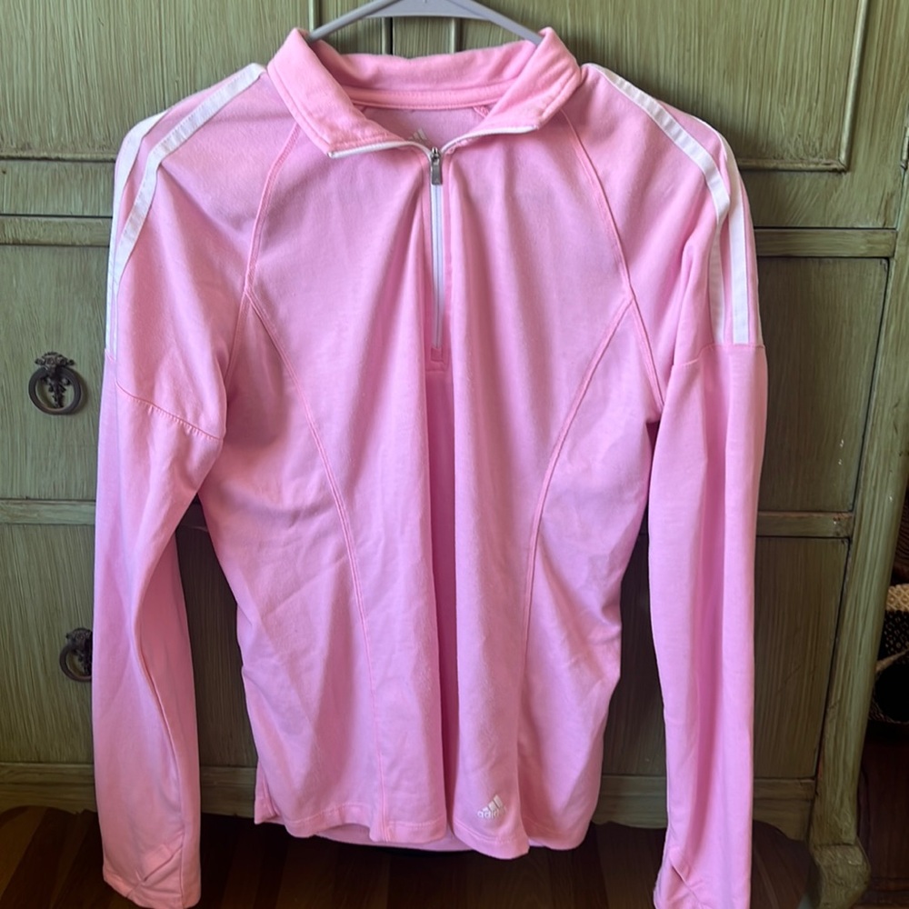 Pink Adidas Workout Top